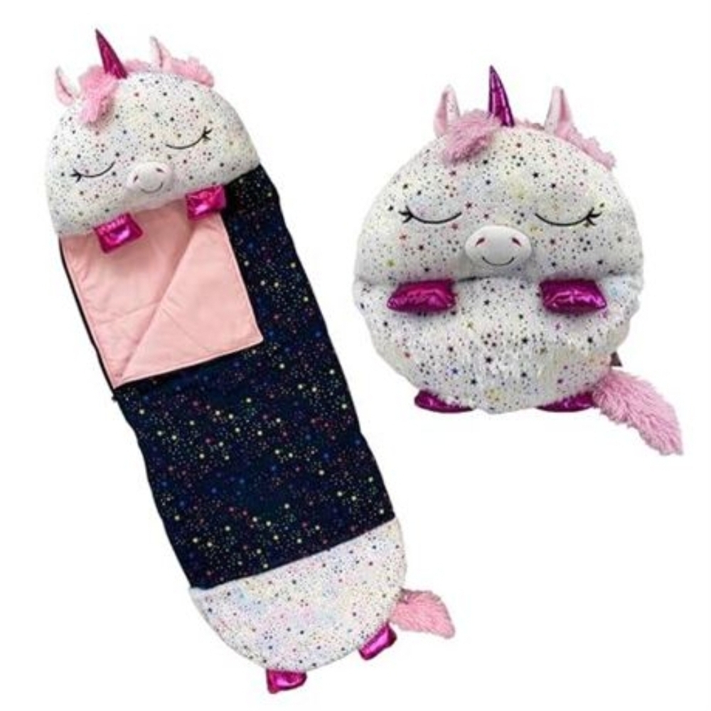 Unicorn Kids Sleeping Bag and Pillow Set